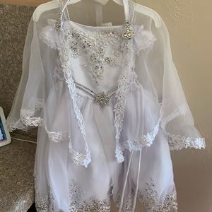 Baptism christening dress for baby girl